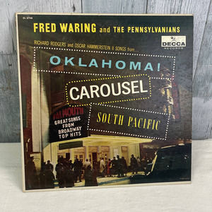 Vintage 1958 Fred Waring Pennsylvanians Oklahoma Carousel LP Vinyl Record